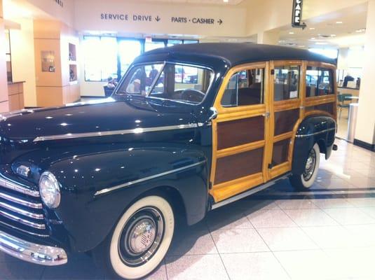 Some antique cars to enjoy and amuse you. The dealership was very clean and peaceful.