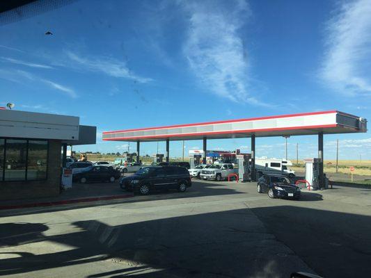 A&W inside of Phillips 66 truck stop.