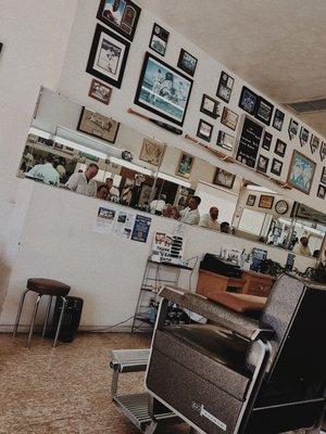 A barbershop with a story!