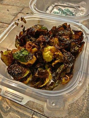 Brussels sprouts without the ham or dressing