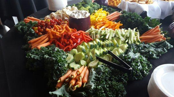 Gorgeous Veggie Display- Howard Wedding