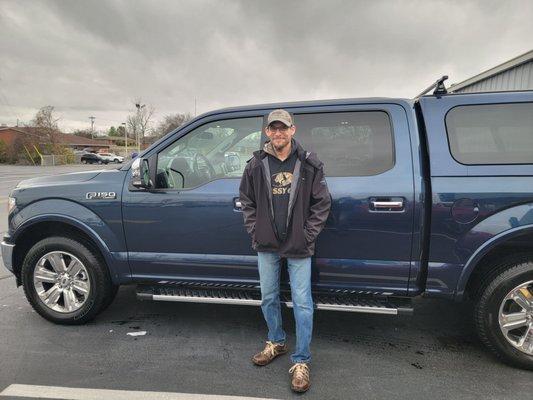 Dream truck keys in hand happy happy man!!!