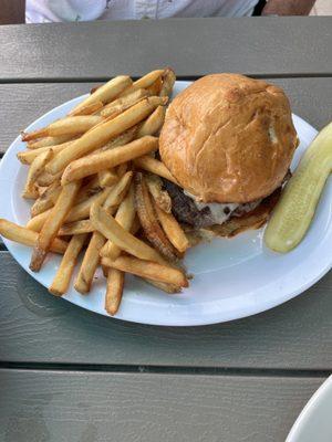 Mushroom burger.