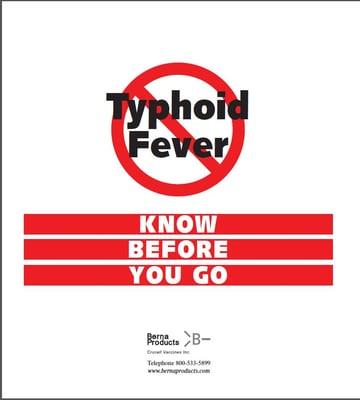 Call Passport Health for protection against Typhoid Fever.