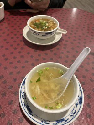 Egg drop Hot And Sour Soup