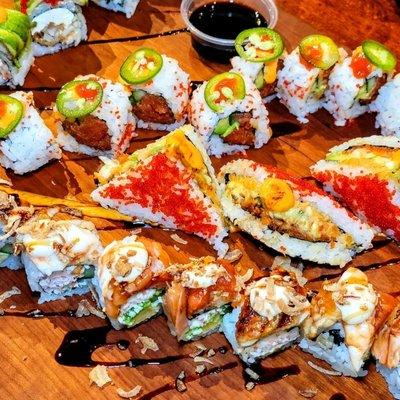 Sushi platter