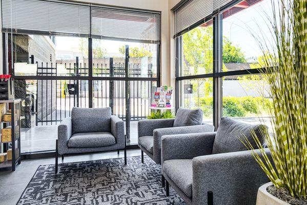 Waiting Area in Our Storage Facility in NW Portland, OR.