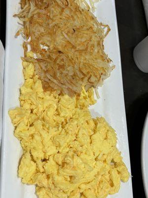 Eggs and Hashbrowns (kid meal)