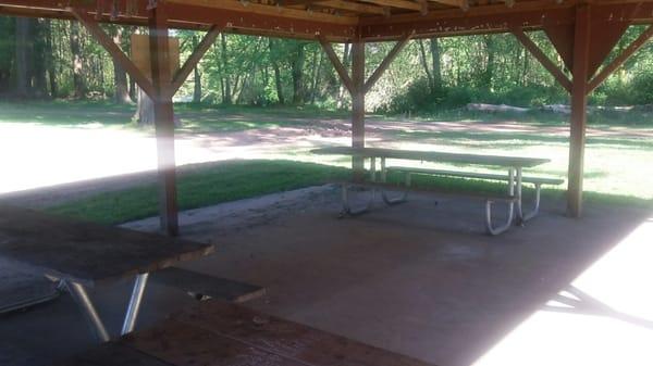 Four picnic tables per Pavilion