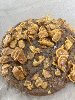 Espresso Cookie with Corn Flakes