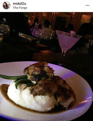 The roasted chicken and truffle mash is everything!