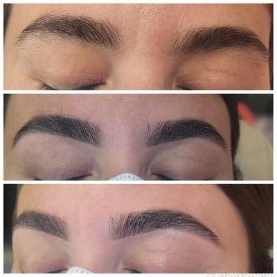 Clean crisp brows!!!