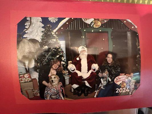 Our picture with Santa