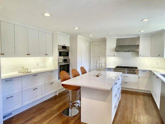 White kitchen cabinets, Semihandmadefronts.