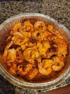 Buffalo Shrimp Mac and Cheese