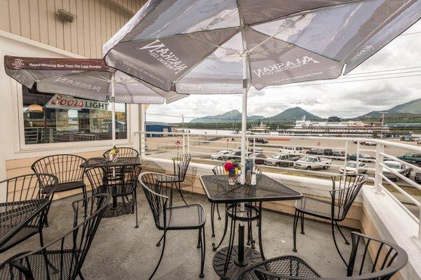 Outside Deck, open during the Spring/Summer Seasons