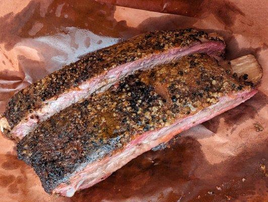 Dry rub ribs