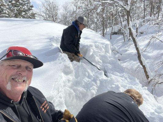 Buried roof