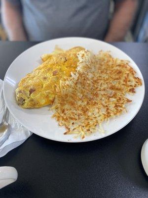 Meat lover's omelette