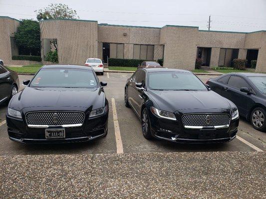 New sedan fleet. Lincoln's and cadillacs.