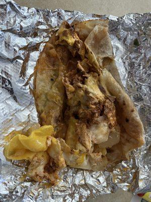 Nasty breakfast burrito !!  Gross !!!