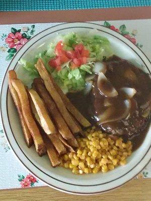 Karlas Mexican Grill-Hamburger Steak !