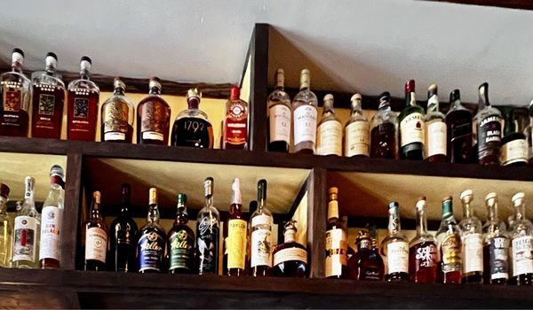 Plenty of good whiskey choices.