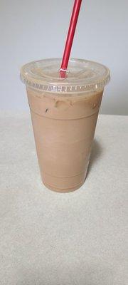 Dev's special- Charlie Sheen : espresso, house coffee  white chocolate , half n half