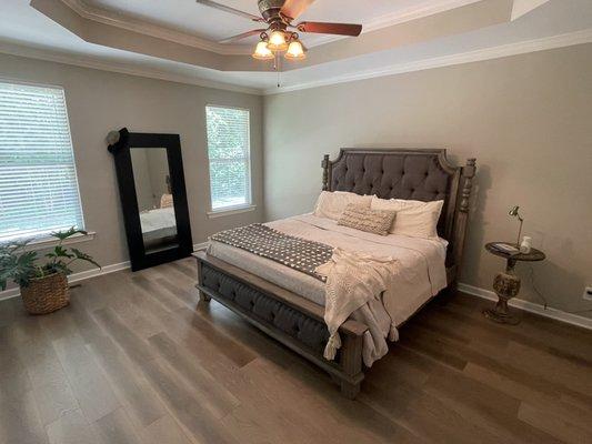 Flooring in Master Bedroom