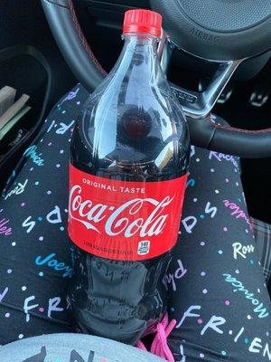 Cold 2 liter coke