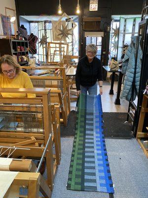 What weaving students are weaving