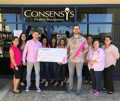 October Breast Cancer Awareness Employee Fundraising Campaign