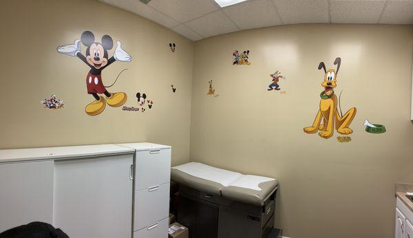 one of the patient rooms! pretty cute, right?