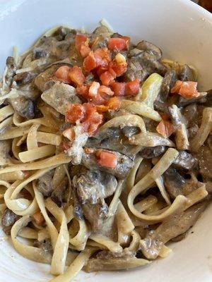 Beef stroganoff