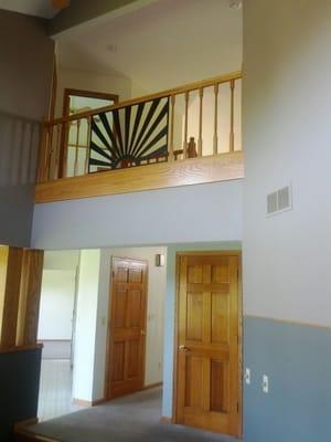 painting and custom railing