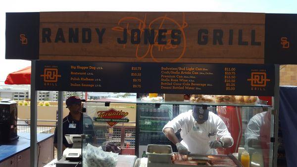 Randy Jones BBQ Grill Menu