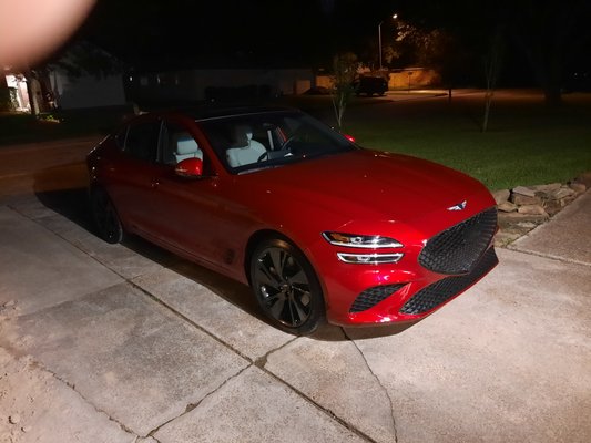 Our new baby! Genesis G70 Sport 3.3 liter twin turbo V6!!!