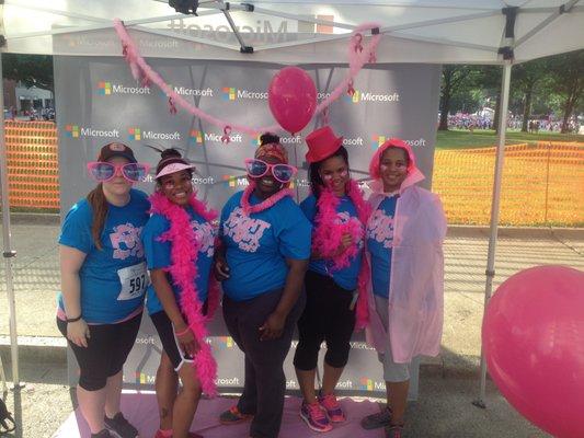 Caregivers in Home Services Team Members Walk for the Cure!