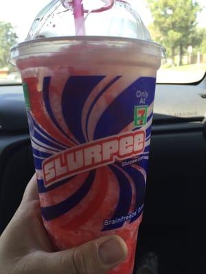 Watermelon Sourpatch Slurpee