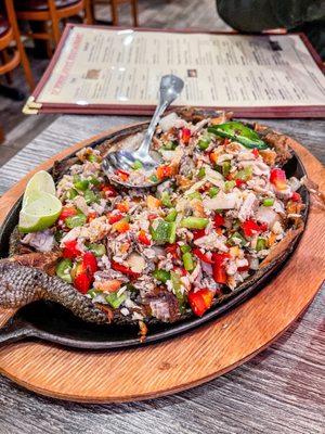 Sizzling Bangus Sisig