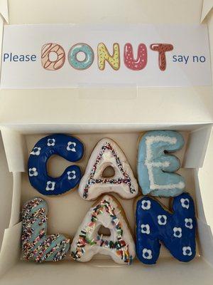 Custom donuts - HOCO proposal