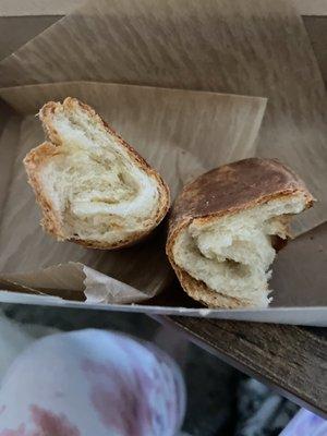 Chocolate croissant.  With no chocolate.