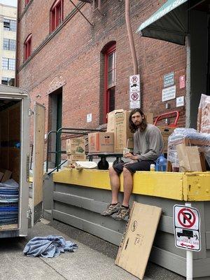 13th street loading dock.