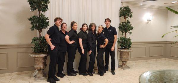 Eventstaff for our weddings and events.