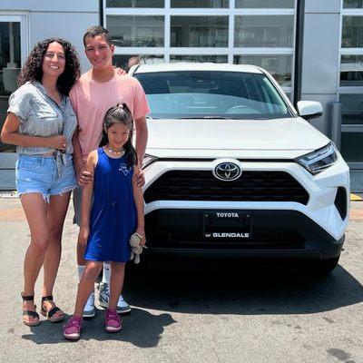 We're o happy with our 2024 Toyota RAV4