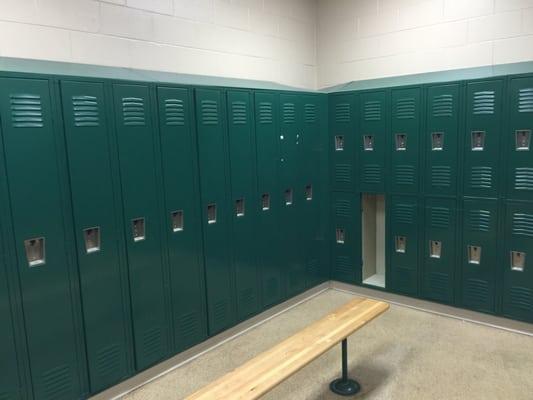 Ladies locker room