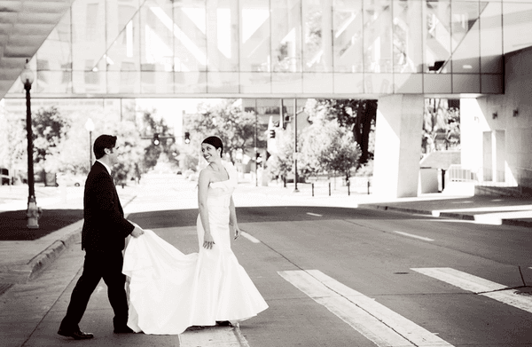 Post-ceremony at the Denver Art Museum.