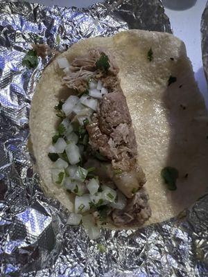 Carnitas taco