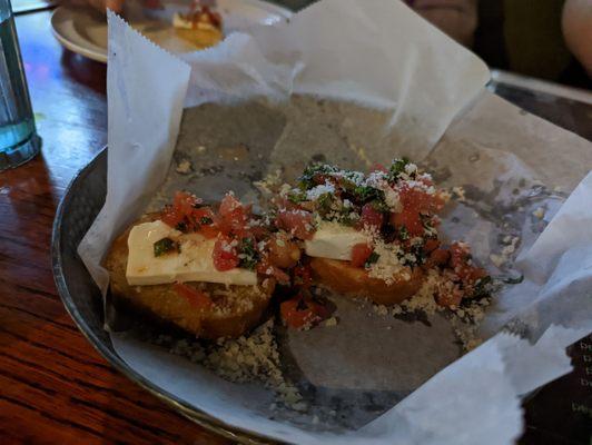 Bruschetta. Rave reviews.