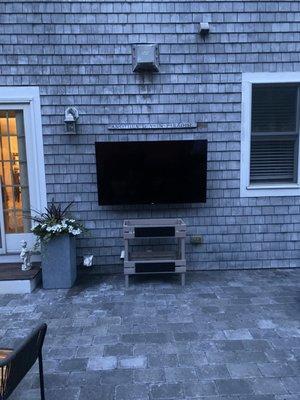 T.V. Install on Cape Cod.